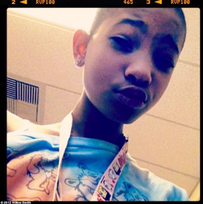 willow smith shaved hair
