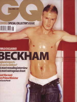 David Beckham on GQ magazine