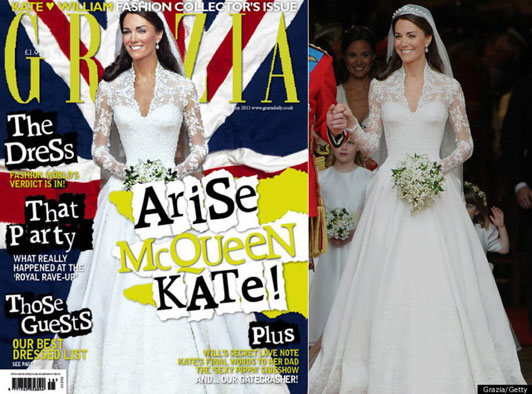 Kate Middleton on Grazia magazine