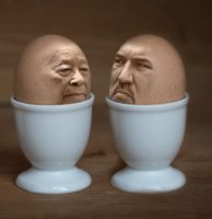 bald egg head